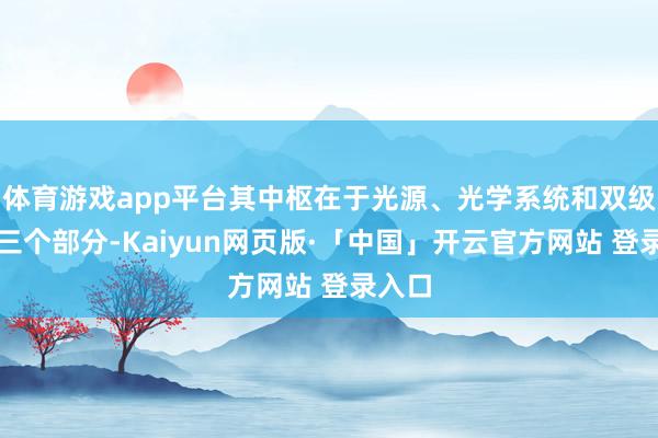 体育游戏app平台其中枢在于光源、光学系统和双级平台三个部分-Kaiyun网页版·「中国」开云官方网站 登录入口